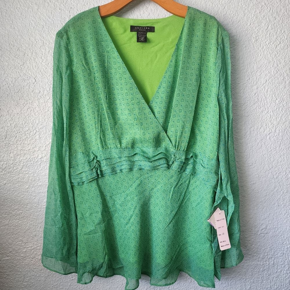Silkland 100% silk blouse